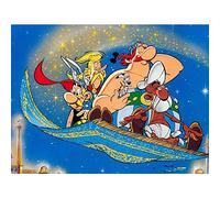 ANnjab 5D Bricolage Diamant Peinture astérix Le Paysage gaulois Point de Croix Couture décorations pour la Maison carré 50x60 cm