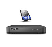 ANNKE 16CH 1080P Lite Hybrid 5-en-1(TVI/AHD/CVI/CVBS/IPC) CCTV AI DVR, détection humain/véhicule, sécurité H.265+, enregistreur vidéo numérique de surveillance 16 canaux avec disque dur de 2 To, accès