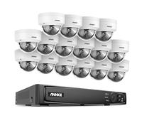 ANNKE 4K Poe Caméra de Surveillance 16CH H.265+ NVR avec Caméra IP 16 X 8MP, Kit Vidéo Surveillance Filaire avec Audio, Détection Personne/Véhicule, Vision Nocturne 30M, Enregistrement 24h/24