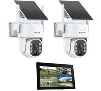 ANNKE 4MP système de sécurité CCTV, audio bidirectionnel, alarme de détection de mouvement, NVR sans fil