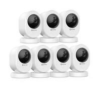 ANNKE Caméra de surveillance Wi-Fi 4K pour intérieur, 8 MP 2,4/5 GHz, vision nocturne, détection de mouvement, audio bidirectionnel, stockage de carte cloud et SD, pour bébés/animaux domestiques