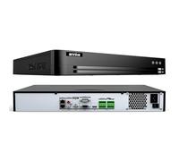 ANNKE Enregistreur réseau KI NVR 32 canaux H.265+ 12 MP PoE - Détection de visage - Détection de mouvement IA - Pour caméras IP 32 x 12/8/5/4 MP - Extensible 16P - 4 SATA à 32 To - Sans disque dur