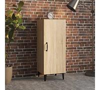 Annlera Buffet Chêne Sonoma 34,5x34x90 cm Bois d'ingénierie Buffet Salon Meuble Cuisine Meubles De Rangement pour Salon Buffet De Cuisine Meubles De Salon Bahut De Salle A Manger Design Classique