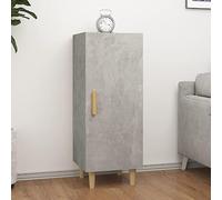 Annlera Buffet Gris béton 34,5x34x90 cm Bois d'ingénierie Meuble Cuisine Buffet Salon Meubles De Rangement pour Salon Buffet De Cuisine Meubles De Salon Bahut De Salle A Manger Design élégant
