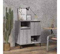 Annlera Buffet Sonoma Gris 60x35x70 cm Bois d'Ingénierie - Meuble de Cuisine et Salon - Bahut de Salle à Manger Design Moderne