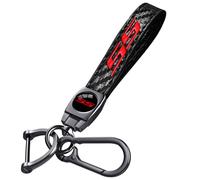 Annloysky Porte-clés de voiture en cuir et métal - Accessoires de rechange avec Chevrolet Camaro SS Cars - Cadeau familial pour les propriétaires de Camaro SS