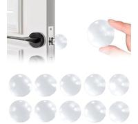Annlpoy 10pcs butee de porte en caoutchouc transparent adhesive,Protection Murale Adhésive, Butées Élastiques pour Plaques de Verre, Bois et Surfaces Lisses,pour Salle de Bain et Meubles en Verre