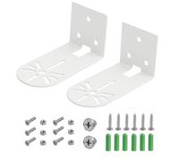 Annlpoy 2pcs Support d'angle Camera Exterieur Mural Perforation pour caméra d'intérieur Montage de Surveillance, Accessoires en Métal Robuste pour Installation de Caméra de Surveillance (NO Caméra)