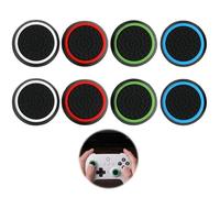 Annlpoy 4 Paires Capuchon Joystick Switch Protection Manette Capuchon Accessoire Manette kit de Capuchons de Jeu, Prises de Pouce pour PS5, PS4, PS3, PS2, Xbox 360, Xbox One, Switch