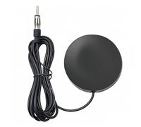 Annlpoy Antenne Radio FM Voiture, Antenne Radio FM Universelle Voiture avec Prise DIN et 3 mètre câble d'extension, Durable et Discret, pour véhicule, Voiture, Camion, SUV Radio stéréo