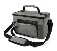 Annmore Sac de Rangement pour Toniebox 2 et 1, Housse de Transport pour FABA Conteur d'histoire, Mallette de Transport pour Tonies Figurines, Gris