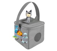 Annmore Sac pour Toniebox et Figurines, avec Housse de Protection pour Les Boutons de Volume, Gris