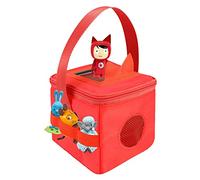 Annmore Sac pour Toniebox et Figurines, avec Housse de Protection pour Les Boutons de Volume, Rouge