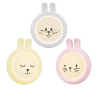 Annmore Veilleuse Enfant sur Prise Électrique, Lampe de Nuit Bébé avec Capteur Crépusculaire, Petit Luminaire Mural pour Chambre, Couloir (Lapin)