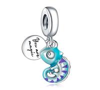Annmors Breloques Argent Sterling 925 Océan & Mer Voyages Charms Remise de Diplôme Été Profession Pendentifs pour Bracelet Femme Collier Vacances Bijoux Cadeau