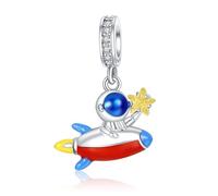 Annmors Breloques Argent Sterling 925 Océan & Mer Voyages Charms Remise de Diplôme Été Profession Pendentifs pour Bracelet Femme Collier Vacances Bijoux Cadeau