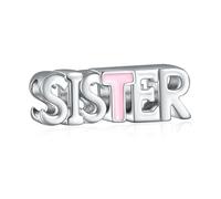 Annmors Sisters lettre pendentif s925 Sterling Silver Lady bracelet collier pendentif