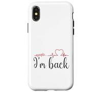 Annnd... I'm Back ! Funny Recovery for Heart Survivor Survivor Coque pour iPhone X/XS