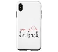 Annnd... I'm Back ! Funny Recovery for Heart Survivor Survivor Coque pour iPhone XS Max