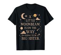 Annonce de bébé céleste « I'm Going to Be a Big Sister » T-Shirt