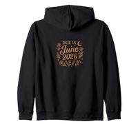 Annonce de bébé Florale Mignonne en Juin 2026 Sweat à Capuche