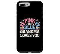 Annonce de bébé « Grandma Loves You » rose ou bleue Coque pour iPhone 7 Plus/8 Plus