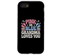 Annonce de bébé « Grandma Loves You » rose ou bleue Coque pour iPhone SE (2020) / 7 / 8