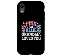 Annonce de bébé « Grandma Loves You » rose ou bleue Coque pour iPhone XR
