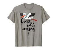 Annonce de bébé Guess Who's Coming Cadeau de Grossesse T-Shirt