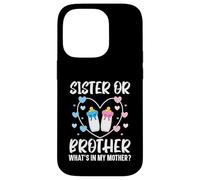 Annonce de bébé « Sister Or Brother What's in My Mother » Coque pour iPhone 14 Pro