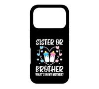 Annonce de bébé « Sister Or Brother What's in My Mother » Coque pour iPhone 17 Pro