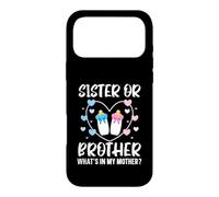 Annonce de bébé « Sister Or Brother What's in My Mother » Coque pour iPhone 17 Pro Max