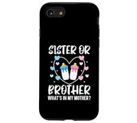 Annonce de bébé « Sister Or Brother What's in My Mother » Coque pour iPhone SE (2020) / 7/8