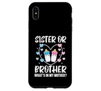 Annonce de bébé « Sister Or Brother What's in My Mother » Coque pour iPhone XS Max