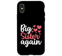 Annonce de Famille « Big Sister Again » Coque pour iPhone X/XS