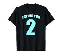 Annonce de Grossesse Amusante « Eating for Two » pour Future Maman T-Shirt