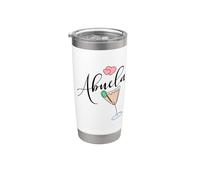 Annonce de Grossesse Bébé Espagnole Abuela Grand-Mère Mamie Gobelet isotherme en acier inoxydable double paroi