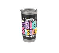 Annonce de grossesse Big Sister Enfin 2027 Gobelet isotherme en acier inoxydable double paroi