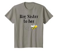 Annonce de grossesse Big Sister To Bee pour les filles T-Shirt