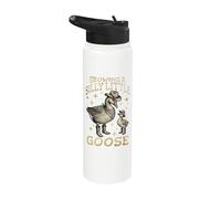 Annonce de grossesse Croissance Petite Oie Rigolote Maman Stainless Steel Insulated Water Bottle