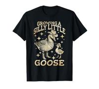Annonce de Grossesse Croissance Petite Oie Rigolote Maman T-Shirt