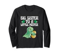 Annonce de grossesse Cute Big Sister To A Little Mister Manche Longue