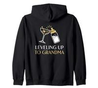 Annonce de Grossesse Grandma Leveling Up to Grandma Sweat à Capuche