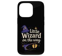 Annonce de Grossesse Halloween Little Wizard on The Way Coque pour iPhone 13 Pro