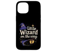 Annonce de Grossesse Halloween Little Wizard on The Way Coque pour iPhone 15