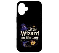 Annonce de Grossesse Halloween Little Wizard on The Way Coque pour iPhone 16
