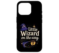 Annonce de Grossesse Halloween Little Wizard on The Way Coque pour iPhone 16 Pro