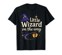 Annonce de Grossesse Halloween Little Wizard on The Way T-Shirt