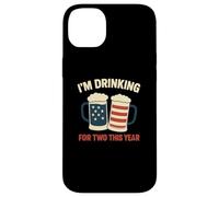 Annonce de grossesse I'm Drinking For Two Dad 4th Of July Coque pour iPhone 14 Plus