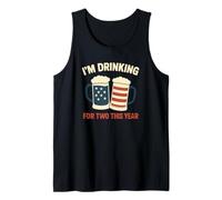 Annonce de grossesse I'm Drinking For Two Dad 4th Of July Débardeur